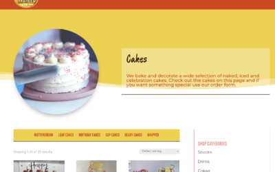 How Kitchen Pastries can use their website to attract new customers